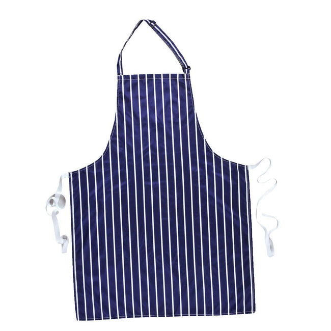 Navy - Back - Portwest Waterproof Bibbed Apron