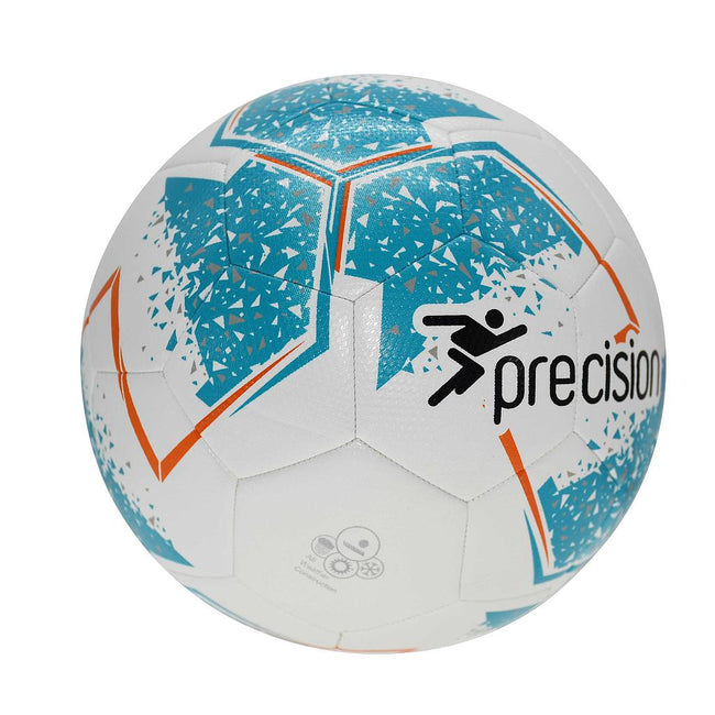 White-Cyan - Front - Precision Fusion IMS Training Ball