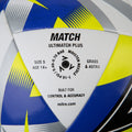 White-Blue-Black - Pack Shot - Mitre Match Football