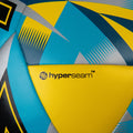 Yellow-Silver-Aqua Blue - Pack Shot - Mitre Match Football