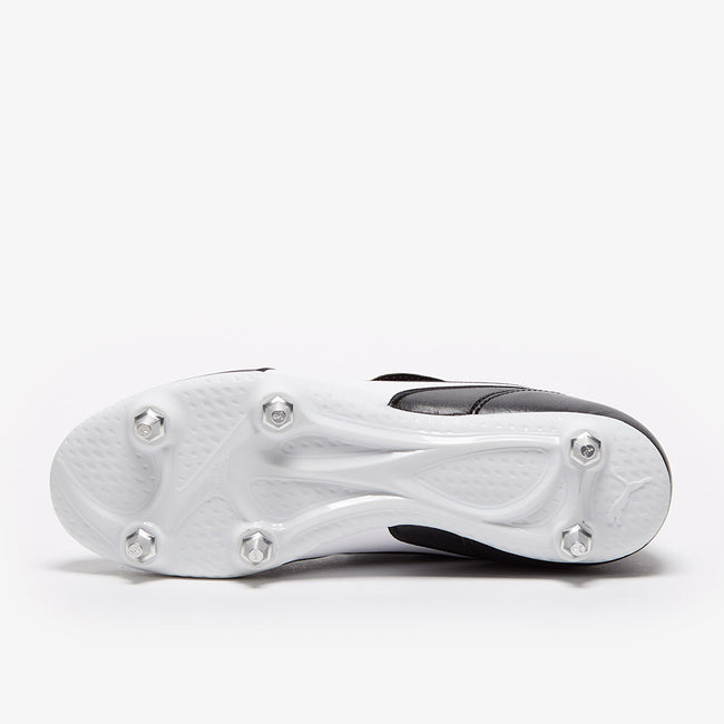Black-White - Lifestyle - Puma Mens King Top Leather Soccer Cleats