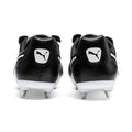 Black-White - Pack Shot - Puma Mens King Top Leather Soccer Cleats