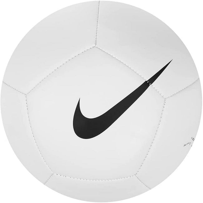 White-Black - Front - Nike Pitch Team Soccer Ball