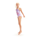 Blue-Purple - Side - Speedo Girls Digital Print Thin Strap One Piece Bathing Suit