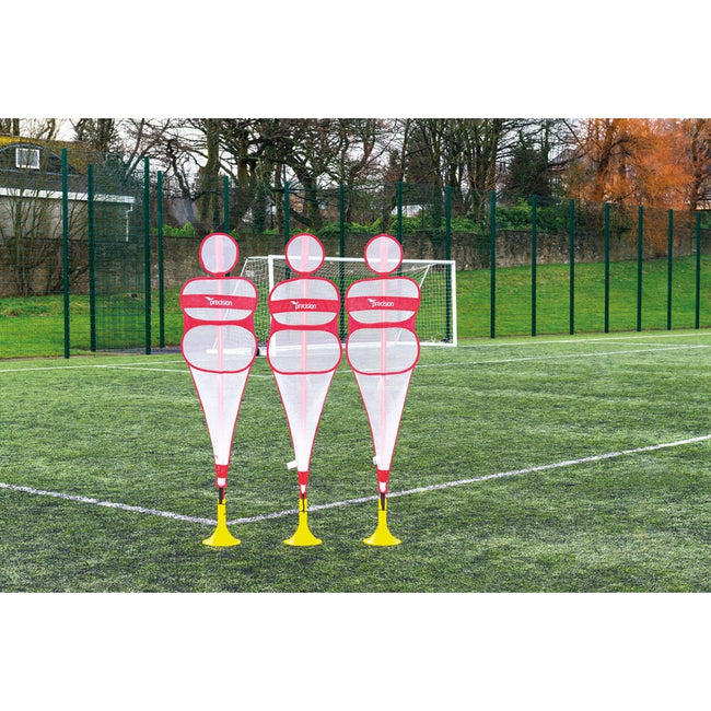 Pink-Light Pink-Yellow - Front - Precision Pop-Up Mannequin (Pack of 3)