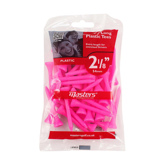 Pink - Side - Masters Golf Tees (Pack of 40)