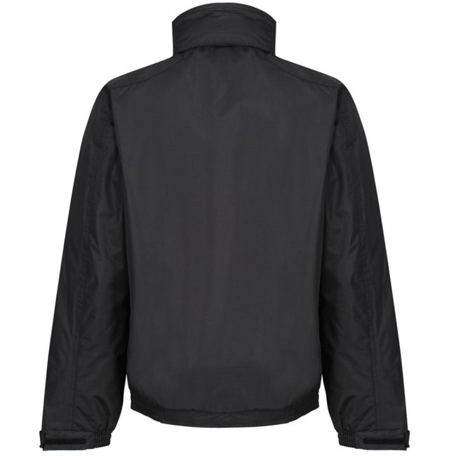 Black-Classic Red - Back - Regatta Dover Waterproof Windproof Jacket (Thermo-Guard Insulation)