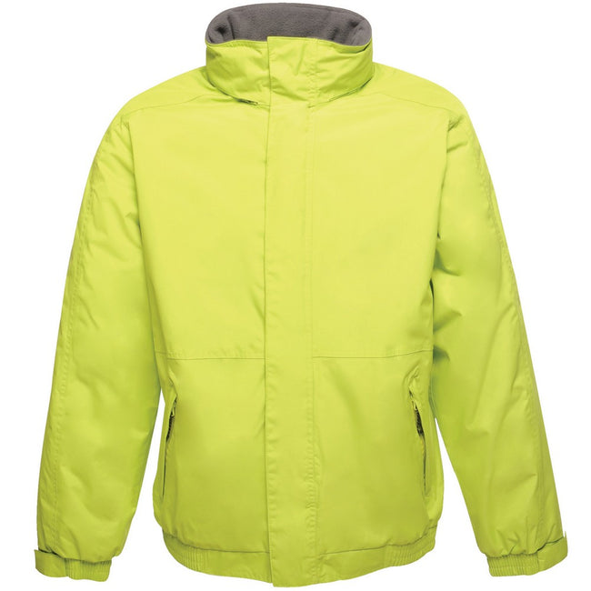 Key Lime-Seal Gray - Front - Regatta Dover Waterproof Windproof Jacket (Thermo-Guard Insulation)