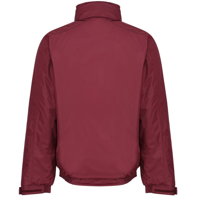 Burgundy - Back - Regatta Dover Waterproof Windproof Jacket (Thermo-Guard Insulation)