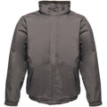 Seal Gray-Black - Front - Regatta Dover Waterproof Windproof Jacket (Thermo-Guard Insulation)