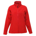 Classic Red-Seal Gray - Front - Regatta Ladies Uproar Softshell Wind Resistant Jacket