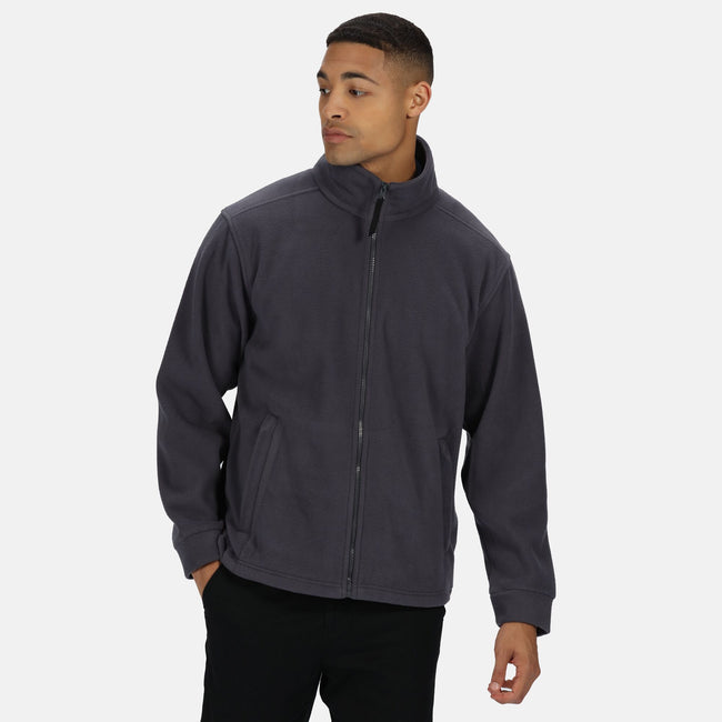Seal Gray - Back - Regatta Mens Thor 350 Full Zip Fleece Jacket