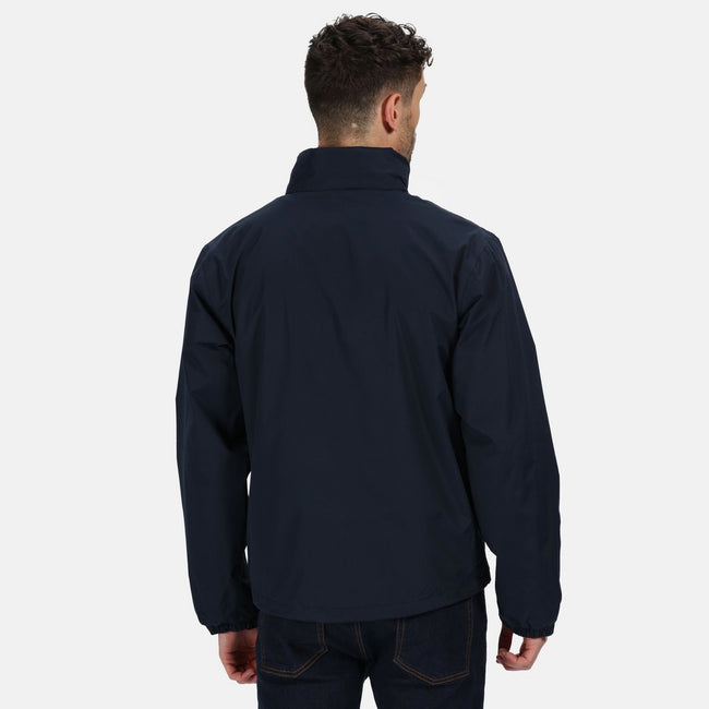 Navy - Back - Regatta Mens Pace II Lightweight Waterproof Jacket