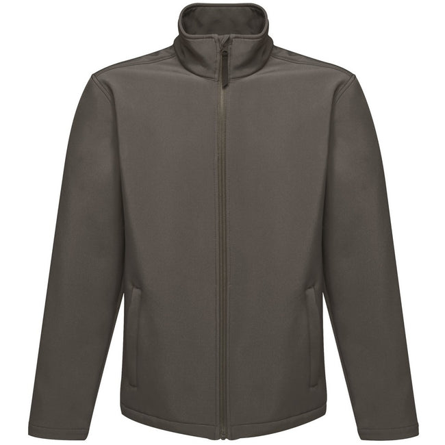 Seal Gray - Front - Regatta Reid Mens Softshell Wind Resistant Water Repellent Jacket