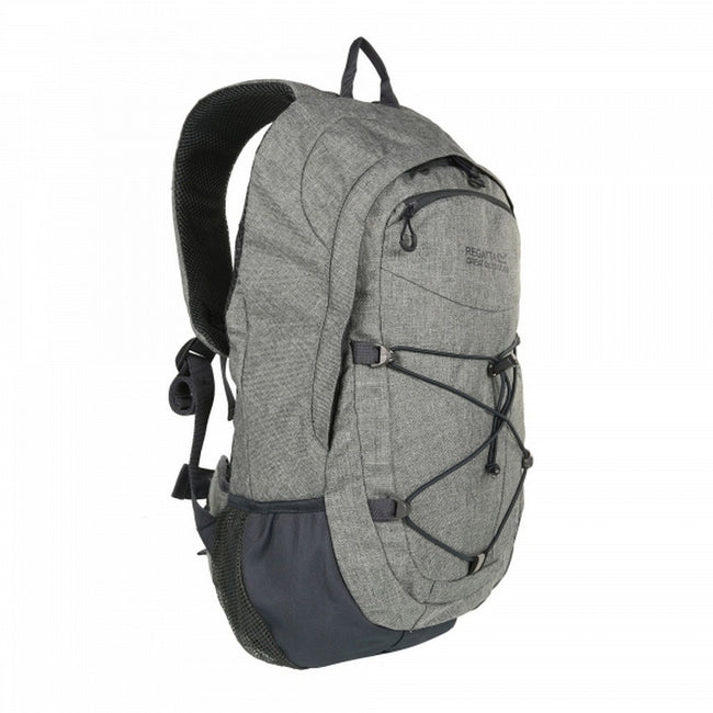 Marl Gray-Ebony - Front - Regatta 9.2 Gallon Atholl II Backpack