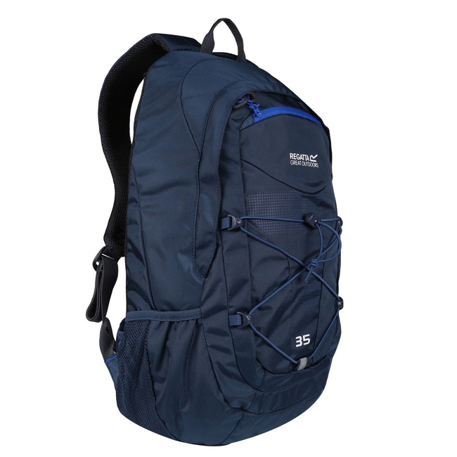 Dark Denim-Nautical Blue - Front - Regatta 9.2 Gallon Atholl II Backpack