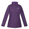 Dark Aubergine-Purple Sapphire - Front - Regatta Womens-Ladies Blanchet II Jacket