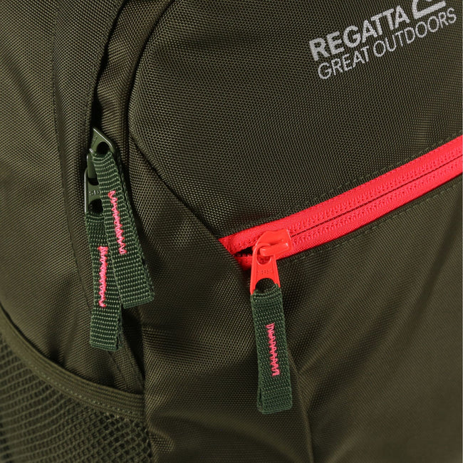 Cypress Green-Diva Pink - Lifestyle - Regatta Jaxon III Backpack (10 Liters)