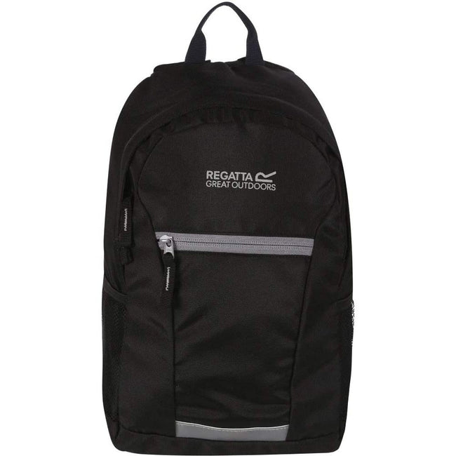 Black-Rock Grey - Front - Regatta Jaxon III Backpack (10 Liters)