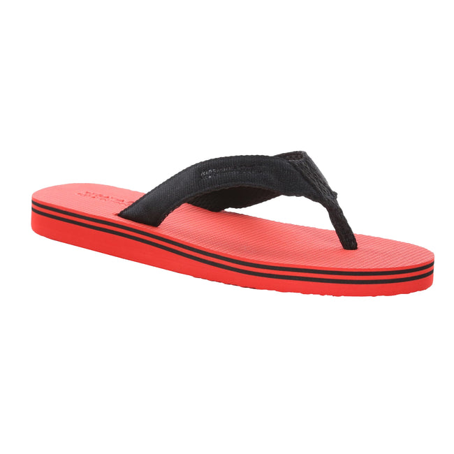 True Red-Black - Back - Regatta Mens Rico Flip Flops