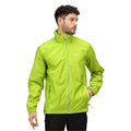 Bright Kiwi - Close up - Regatta Mens Lyle IV Waterproof Hooded Jacket