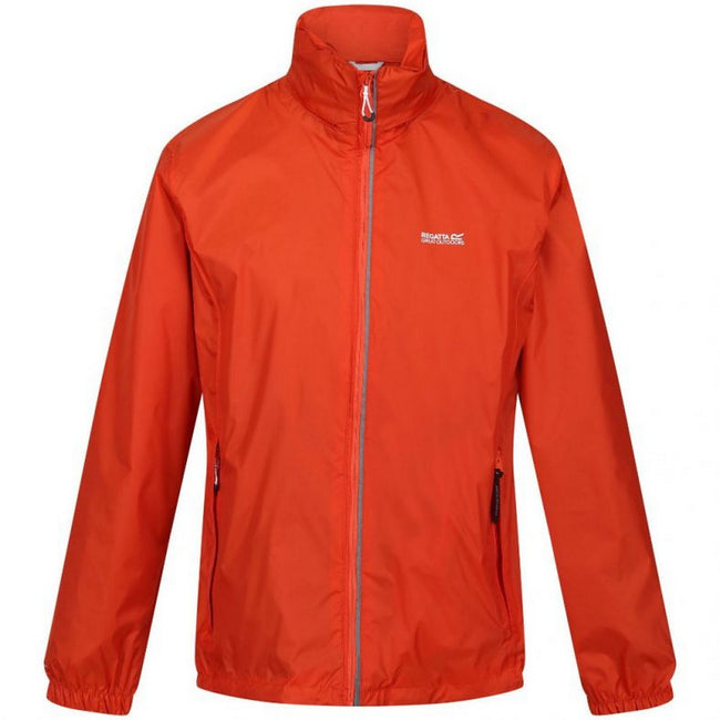 Rusty Orange - Front - Regatta Mens Lyle IV Waterproof Hooded Jacket