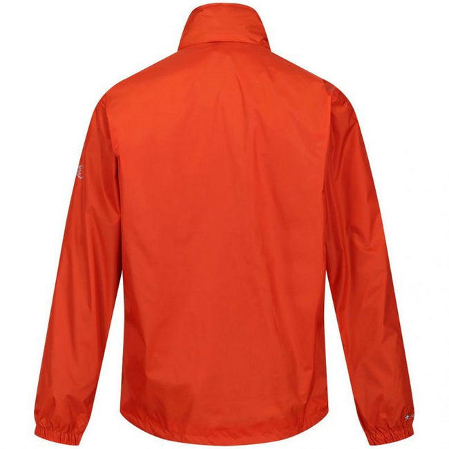 Rusty Orange - Back - Regatta Mens Lyle IV Waterproof Hooded Jacket