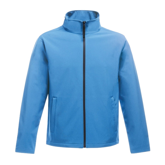 French Blue-Navy - Front - Regatta Womens-Ladies Ablaze Printable Softshell Jacket