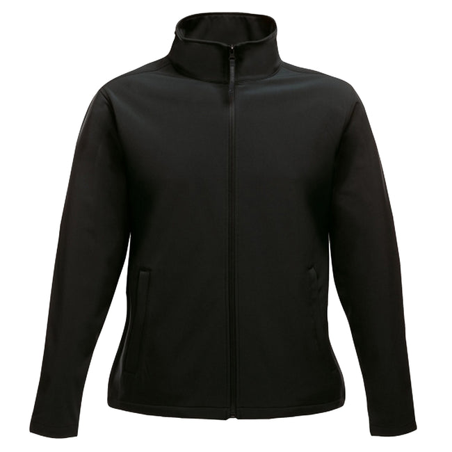 Black-Black - Front - Regatta Womens-Ladies Ablaze Printable Softshell Jacket