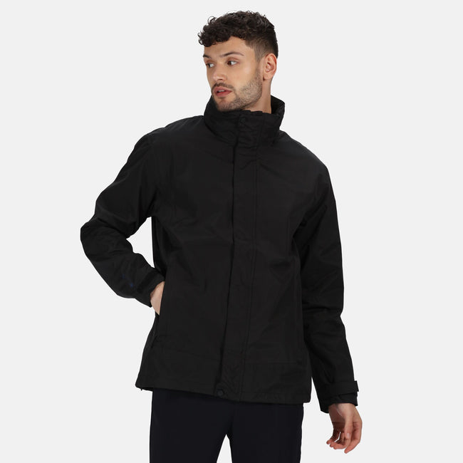 Black - Back - Regatta Mens Gibson IV Windproof Jacket