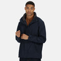 Navy - Back - Regatta Mens Gibson IV Windproof Jacket