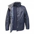 Gray Blue - Front - Regatta Mens Benson III Hooded Jacket