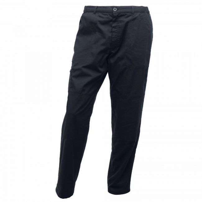 Gray Blue - Front - Regatta Mens Pro Cargo Waterproof Trousers - Long
