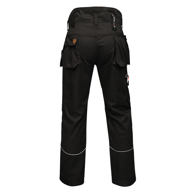 Black - Back - Regatta Mens Execute Holster Premium Work Pants