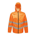 Orange - Front - Regatta Unisex Hi Vis Pro Packaway Reflective Jacket