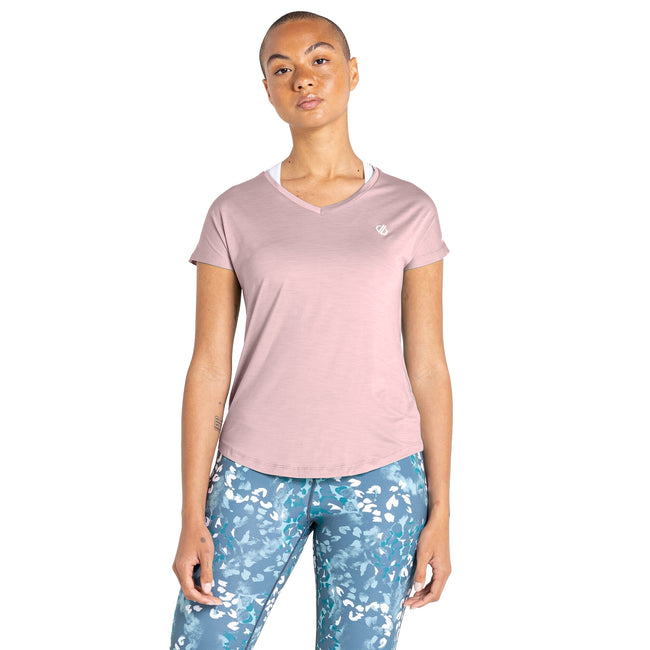 Dusky Rose - Side - Dare 2B Womens-Ladies Active T-Shirt