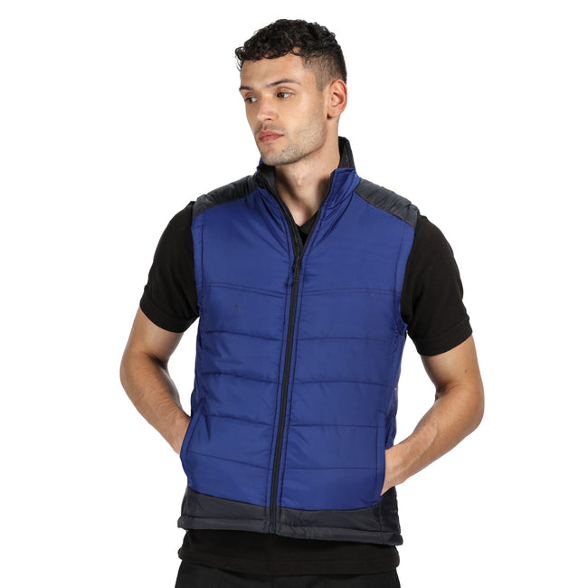 New Royal Blue-Navy - Side - Regatta Mens Uproar Softshell Jacket