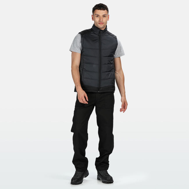 Seal Gray-Black - Side - Regatta Mens Uproar Softshell Jacket