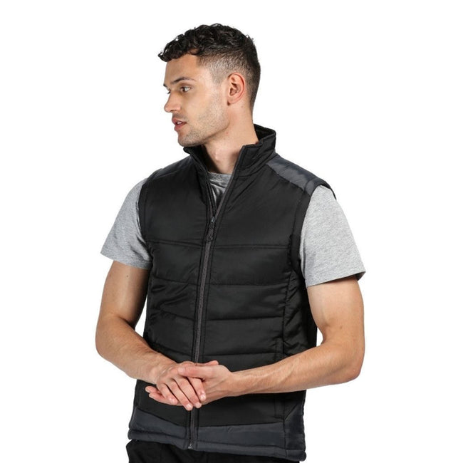 Black-Seal Gray - Side - Regatta Mens Uproar Softshell Jacket