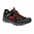 Black-Classic Red - Front - Regatta Mens Samaris Crosstrek Sandals