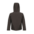 Black - Back - Regatta Childrens-Kids Octagon Softshell Jacket
