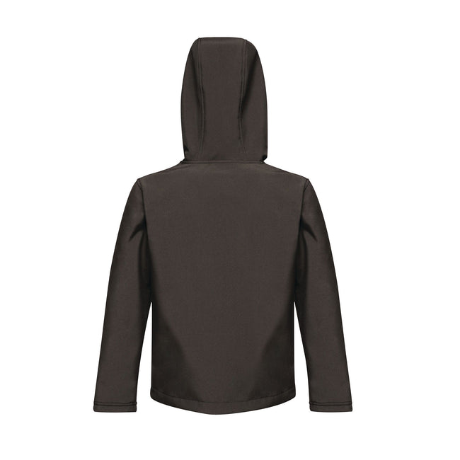 Black - Back - Regatta Childrens-Kids Octagon Softshell Jacket