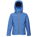Royal Blue - Front - Regatta Childrens-Kids Octagon Softshell Jacket