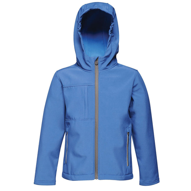 Royal Blue - Front - Regatta Childrens-Kids Octagon Softshell Jacket