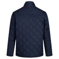 Navy - Side - Regatta Mens Lachlan Quilted Outdoor Jacket