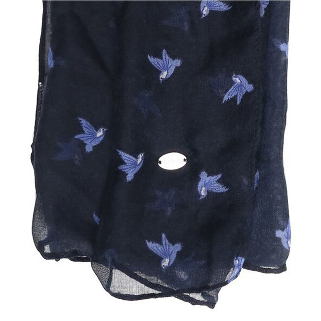 Navy-Bird - Back - Regatta Womens Sancia Scarf