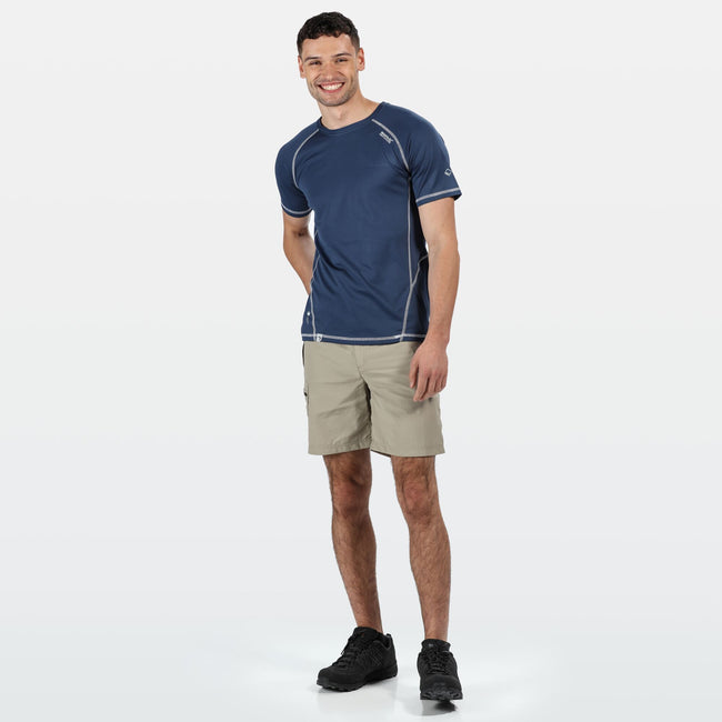 Parchment - Back - Regatta Mens Leesville II Walking Shorts