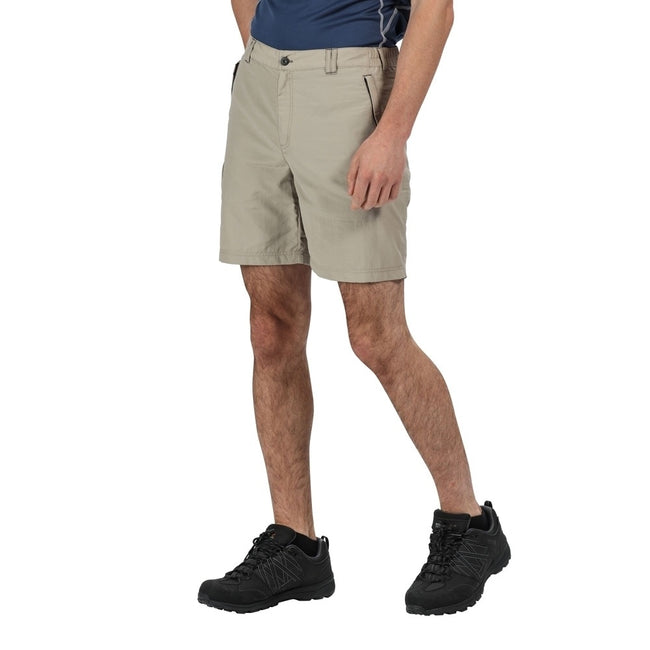Parchment - Side - Regatta Mens Leesville II Walking Shorts