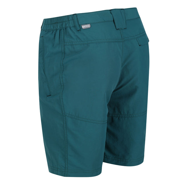 Pacific Green - Close up - Regatta Mens Leesville II Walking Shorts