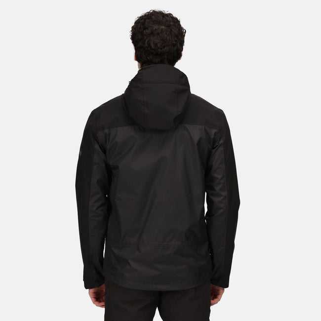 Ash-Black - Lifestyle - Regatta Mens Highton Stretch Waterproof Jacket